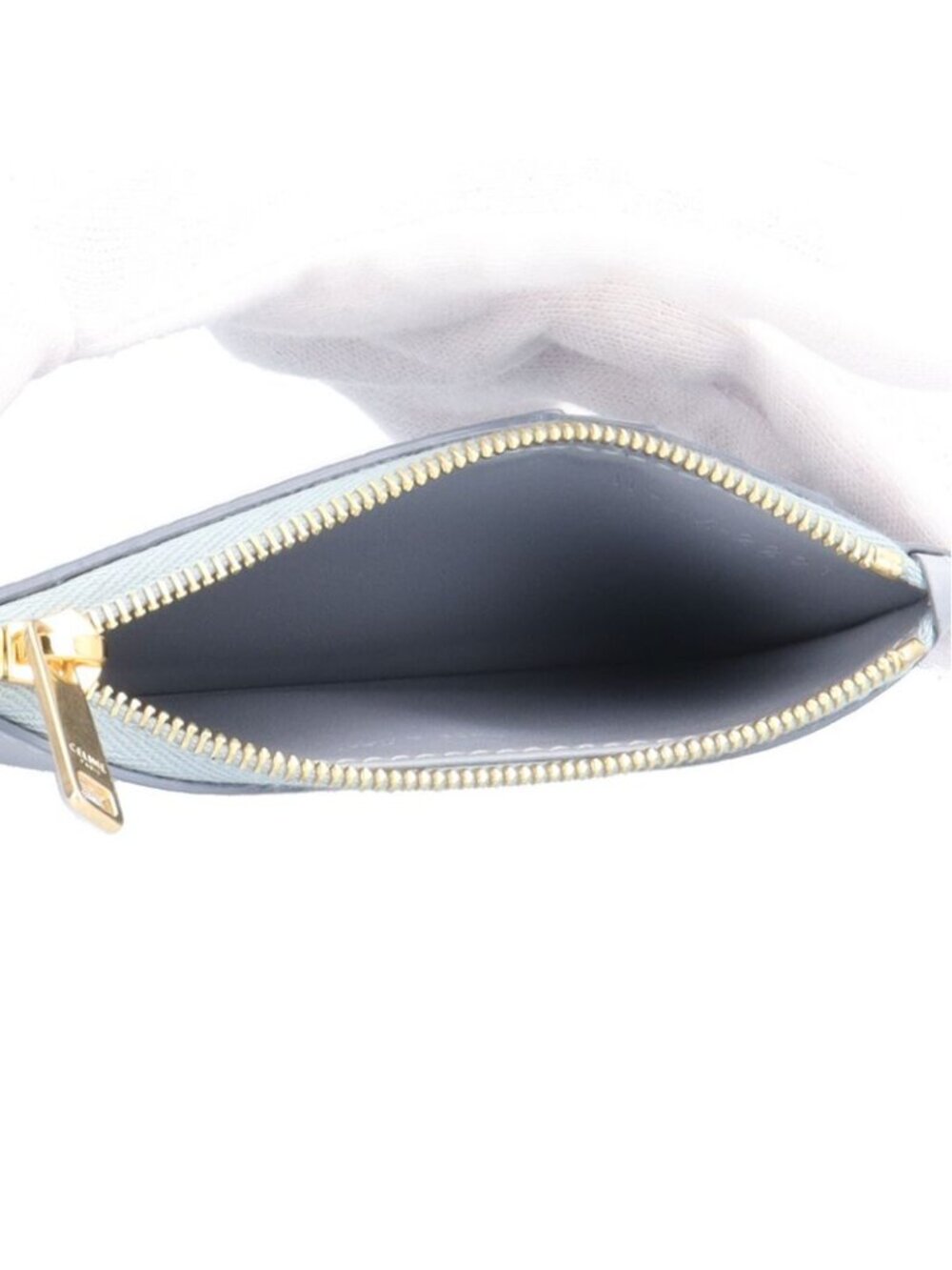 Celine Compact Zipped Card Holder Case Leather - Picture 6 of 7